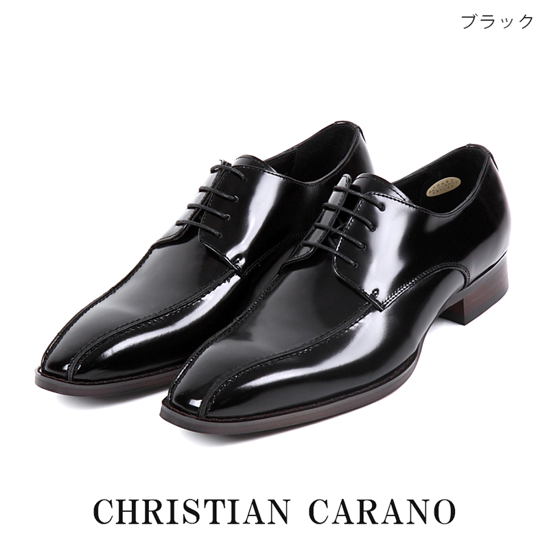 日本製 本革 Christian Carano クリスチャンカラノ TK-488 メンズ ドレス＆ビジネスシューズ レギュラーサイズ スワローモカ 外羽根 3E 撥水 メンズ スタイリッシュ